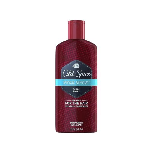 Old Spice Pure Sport 2in1 Men 's Shampoo and Conditioner 12 Fl Oz