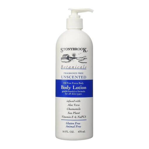 Stony Brook Body Lotion Unscented, 16 Fluid Ounce