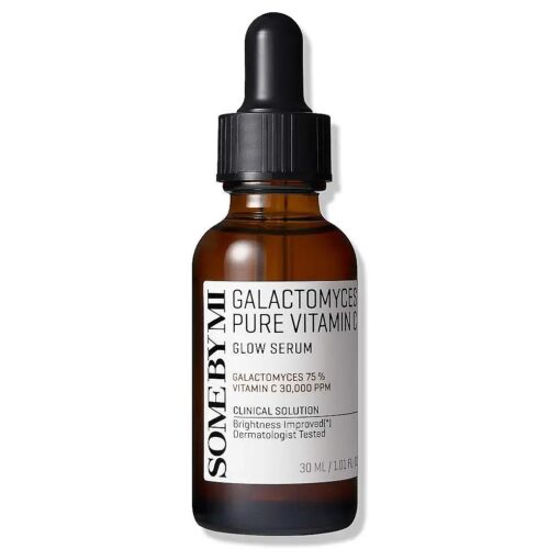 SOME BY MI Galactomyces Pure Vitamin C Glow Serum - 1.01 Oz, 30ml - Daily Brightening Care Korean Vitamin C Serum for Face Glass Skin - Improvement of Skin Texture and Elasticity - Korean Skin Care