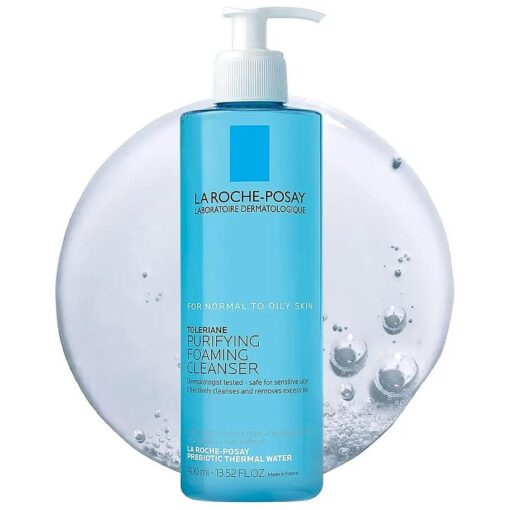 LA ROCHE POSAY Tolerianenormal To Oily Skinfoampump Bottlefaceceramide-3, Niacinamidepurifyingfoaming Cleanser