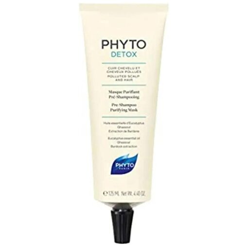 PHYTO Phytodetox Pre-shampoo Purifying Mask, 4.40 Fl Oz