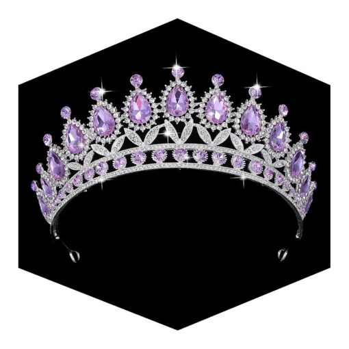 Kamirola Tiaras Princess Crown for Women and Girls Crystal Headbands for Bridal, Princess for Wedding and Party ( TR21 )