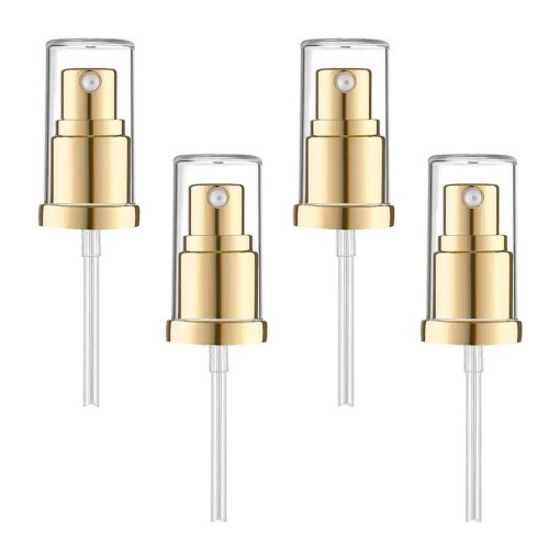 4 Pieces Replacement Foundation Pumps for Estee Lauder Double Wear Foundation, Gold