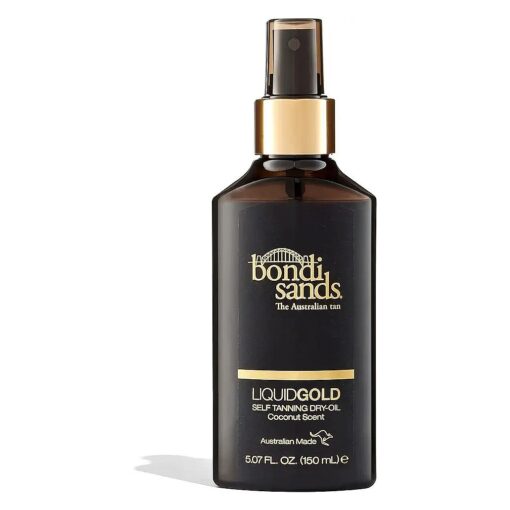 Bondi Sands Liquid Gold Self Tanning Dry Oil | Hydrating, Quick Drying, Tanning Dry-Oil for a Natural, Golden Look | 5.07 oz/150 mL