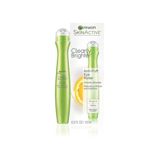 Garnier Clearly Brighter Anti-Puff Eye Roller, 0.5 Fl Oz ( 15mL ), 1 Count ( Packaging May Vary )