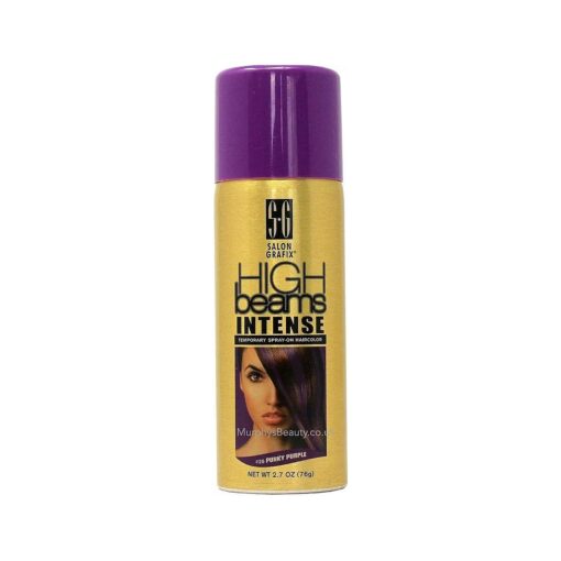 Intense Spray-On Hair Color -Punky Purple - 2.7 Oz - Add Temporary Color Highlight to Your Hair Instantly - Great for Streaking, Tipping or Frosting - Washes out Easily