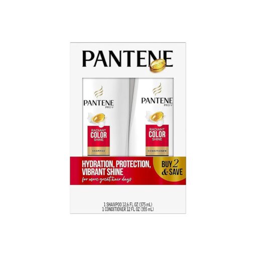 Pantene Pro-V Radiant Color Shine Shampoo and Conditioner Bundle Pack ( Packaging May Vary )