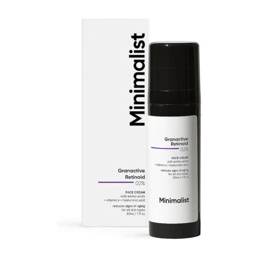 Minimalist 2 % Retinoid Anti Aging Night Cream for Wrinkles & Fine Lines | Improves Skin Elasticity, Stimulates Collagen Production for Radiant & Glowing Skin | 1 Fl Oz / 30 ml