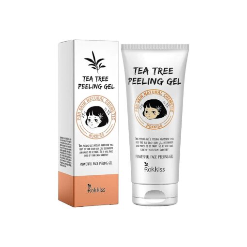 Tea Tree Peeling Gel ( 4.1fl oz ) - Gentle Exfoliation, Remove Impurities for Smooth and Radiant Skin, Aloe Vera, Korean Skin Care