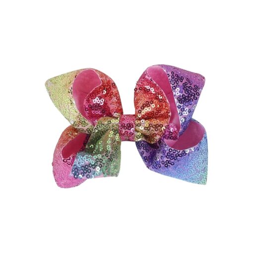 5 Inches Sequins Large Bows Alligator Hair Clip Hair Barrettes Accessories for Women Teens Girls Kids