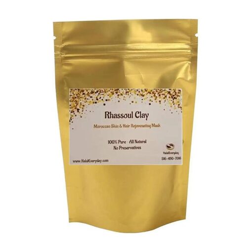 Rhassoul Clay - Ghassoul Clay 1 Lb - Moroccan Lava Clay - Detoxifying and Rejuvenating clay by SaaQin ( r )