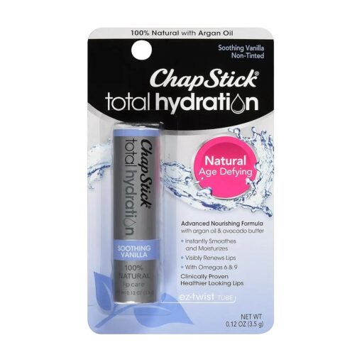 ChapStick Total Hydration Lip Care Soothing Vanilla - Pack of 2