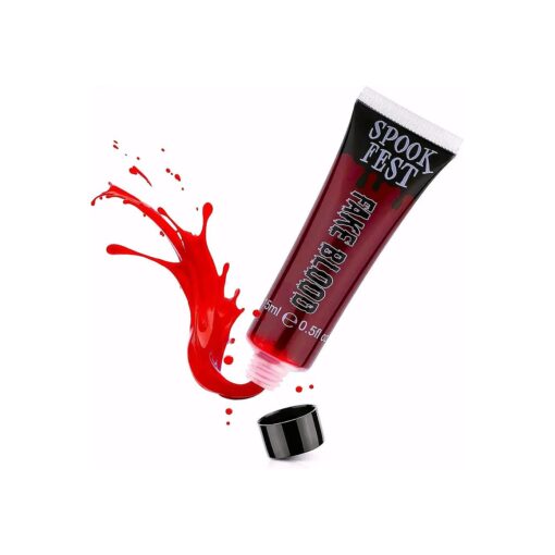 Special FX Pro Fake Blood 0.5 fl.oz Horror Make up for Vampire Zombie Theatre Special Effects Realistic Halloween Blood