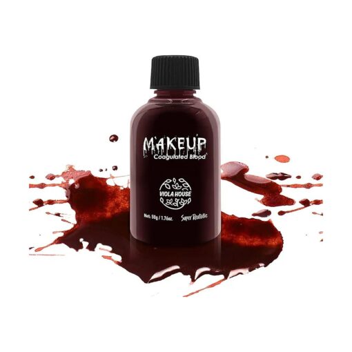 VIOLA HOUSE Makeup Coagulated Blood, Professional Realistic Fake Blood Special Effect for Christmas Makeup Halloween Stage Dress Up Cosplay Theater SFX Makeup ( 50g/1.76oz )