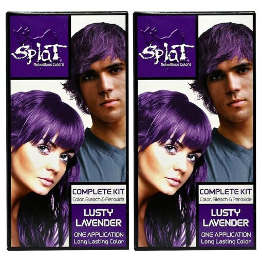 Rebellious Colors Hair Coloring Kit - Lusty Lavender ( Set of 2 )