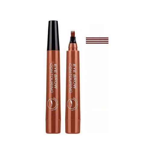 Professional Eyebrow Pencil, Waterproof, Easy and Easy to Shape Eyebrows, Long Lasting, Eyebrow Pencil ( Red-brown )