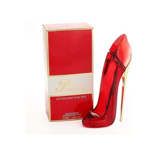 EBC Princess High Heel Shoes Red Eau De Perfume For Woman, 100ml/3.4 OZ