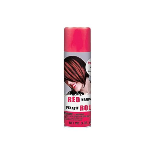 Amscan Color Hair Spray 3oz Red