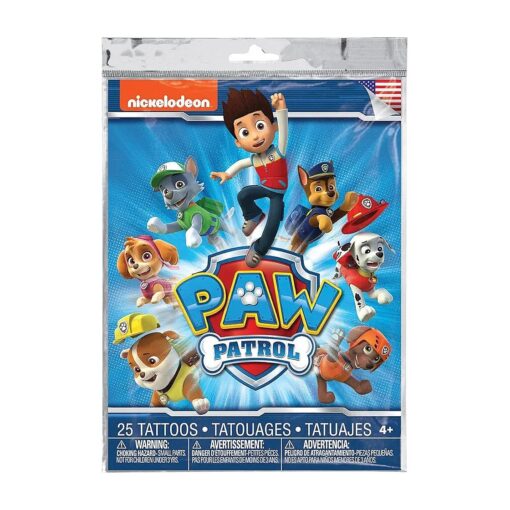 Paw Patrol 1582 Tattoos ( Small, 25-Piece )