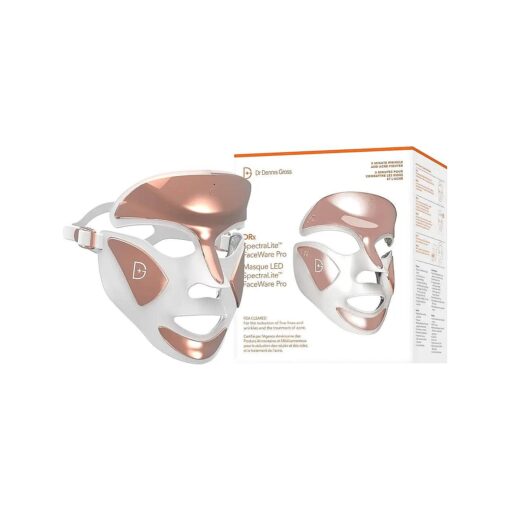 Dr. Dennis Gross DRx SpectraLite Dpl FaceWare Pro : Smooths Full Face Fine Lines and Wrinkles, Firms Skin, Prevents Acne Flare-Ups, and Reduces Redness and Irritation ( White )