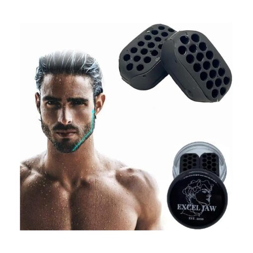 Excel Jawline Exerciser for Powerful Jaw Workout, Jaw Trainer Neck and Face, Define Your Jawline Slim and Tone Your Face Jaw Exerciser For Men and Women- Alleviate Stress and Cravings