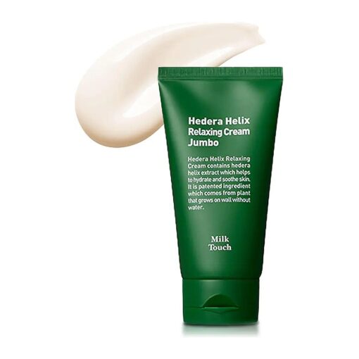 MILKTOUCH Hedera Helix Relaxing Cream Jumbo - Redness Relief Face Moisturizer, Hydrating & Calming Cream for Sensitive and Redness-Prone Skin with Hedera Helix, Cica Extract, Soothes Rosace 3.38 oz .