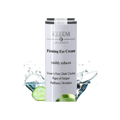 Kleem Organics Anti Aging Eye Cream - Reduces Dark Circles, Puffiness, Bags, Crow 's Feet, Fine Lines & Sagginess