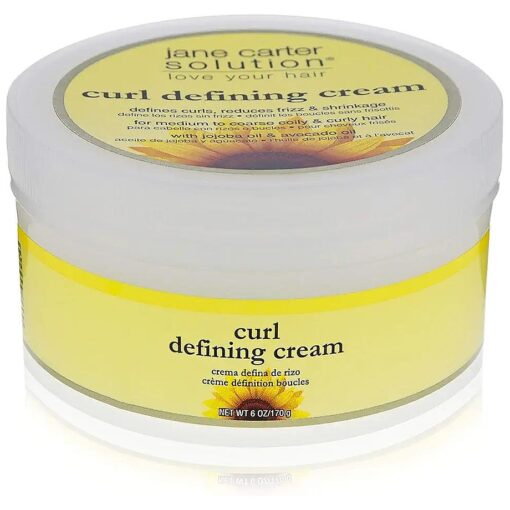 Jane Carter Solution Curl Defining Cream ( 6oz ) - Reduce Frizz, Nourish, Lightweight