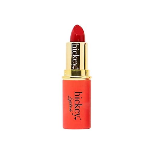 Hickey Lipstick Perfect Red Refillable Lipstick - Moisturizing And Long Lasting Lipstick for Women - Gluten Free, Vegan And Organic - Highly Pigmented Velvet Finish