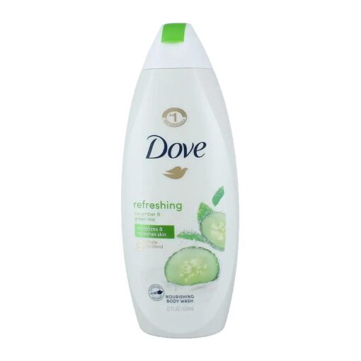 Dove go fresh Refreshing Body Wash Revitalizes and Refreshes Skin Cucumber and Green Tea Effectively Washes Away Bacteria While Nourishing Your Skin 11 oz