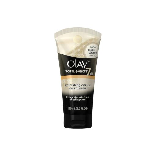 Olay Total Effects Refreshing Citrus Scrub Face Cleanser, 5.0 Ounce