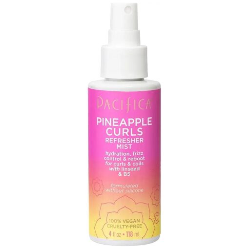 Pineapple Curls Refresher Mist by Pacifica for Women - 4 Oz Mist