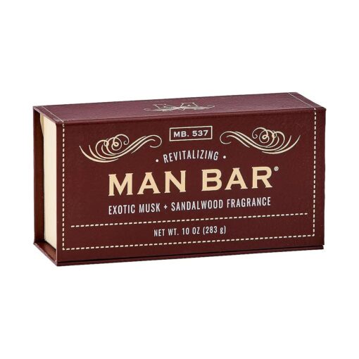 San Francisco Soap Company Revitalizing Man Bar, Exotic Musk & Sandalwood, 10 Ounce