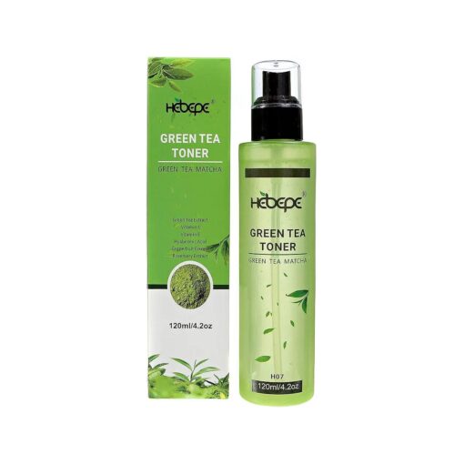 Green Tea Matcha Facial Toner, Alcohol-Free, Refreshing, Moisturizing, and Soothing Face Toner, with Hyaluronic Acid, White Willow, Honeysuckle, Grapefruit Extract, Rosemary, 120ml