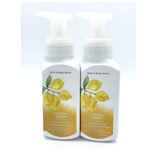 Bath & Body Works Gentle Foaming Hand Soap in Kitchen Lemon ( 2 Pack )