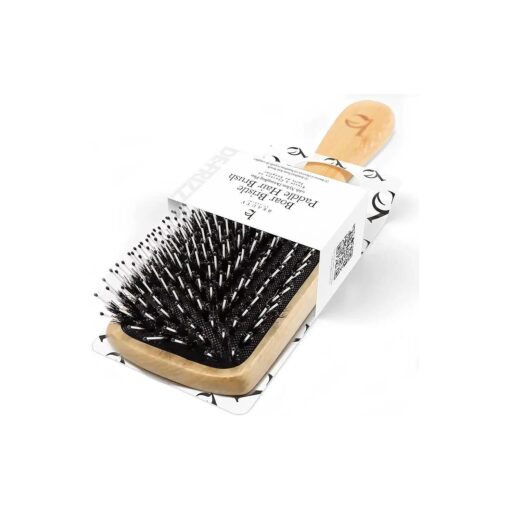 Beauty by Earth Boar Hair Brush for Fine Hair - Boar Bristle Hair Brush for Thick Hair - Boar Brush for Fine Hair - Mens Hair Brush for Thin Hair - Boars Hair Brush for Women - Paddle Brush