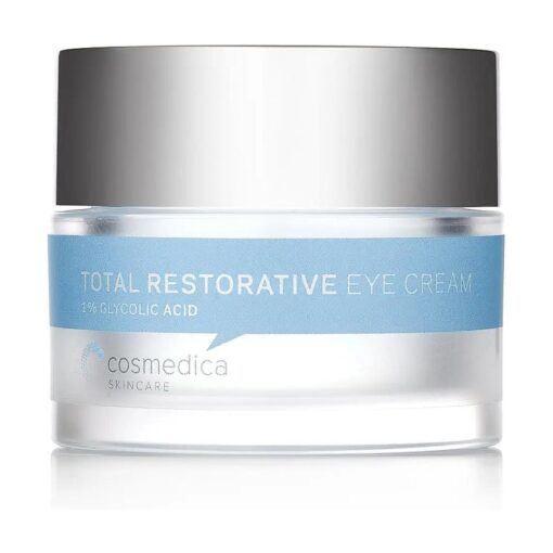 Cosmedica Skincare Total Restorative Eye Cream, 0.7 Ounce Anti-Aging Eye Cream - Intense Hydration and Collagen Boosting Actives to Firm and Rejuvenate Delicate Eyes