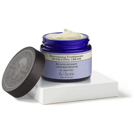 Neal 's Yard Remedies Rejuvenating Frankincense Daily Light Hydrating Cream For All Skin Types - Moisturises & Smooths, 50g