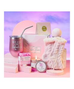 Naha Flume Birthday Spa Gifts for Women, Birthday Spa Gift Baskets for Mom - Self Care Gifts