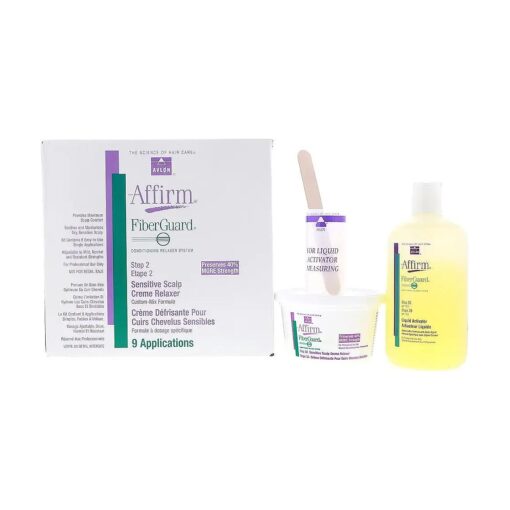 Avlon Affirm Fiberguard Sensitive Scalp Relaxer 9 Kit