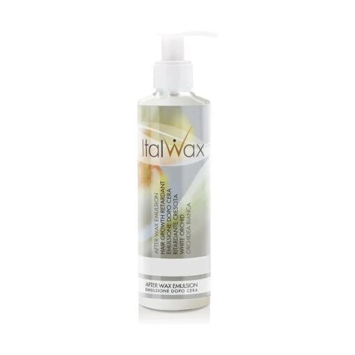 Italwax After Wax Care Lotion - 250ml / 8.45fl.oz - Hair Growth Retardant - White Orchid - Moisturizing and removing waxing residues