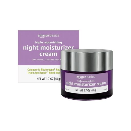 Basics Triple Replenishing Moisturizer, Night Cream, 1.7 Ounces, 1-Pack