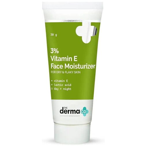 3 % Vitamin E Face Moisturizer With Vitamin E & Lactic Acid For Dry & Flaky Skin - 30g