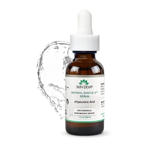 SKIN DEVA Matrixyl Synthe 6 Hyaluronic Acid Serum Anti Aging Serum Facial Serum Shrinks Pores and Keeps Skin Hydrated