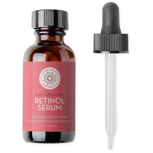 Retinol Face Serum - Retinol Serum with Witch Hazel, Myrtle Oil, and Ginseng - Age-Defying Wrinkle Cream and Dark Spot Corrector for Eye, Skin, and Face Wrinkles - 1 Fl Oz