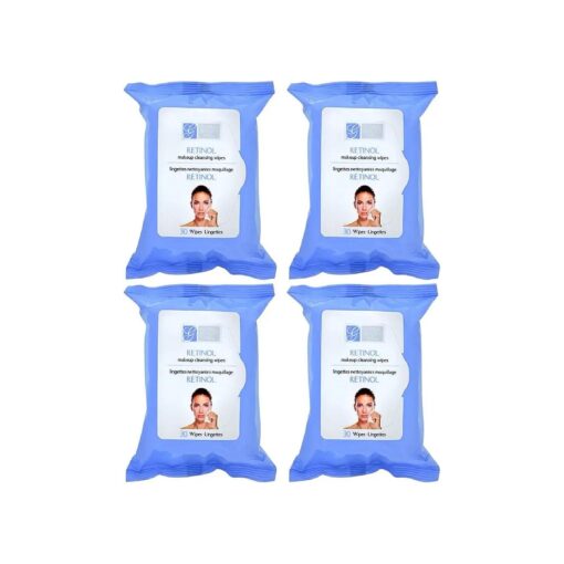 Retinol Makeup Cleansing Cloth Wipes, 4-pk ( 100 Wipes ) ( Regular )