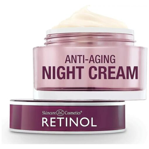 Retinol Night Cream - The Original Anti-Aging Retinol For Younger Looking Skin - Luxurious Restorative Moisturizer Works While You Sleep to Reduce Fine Lines And Other Signs of Aging