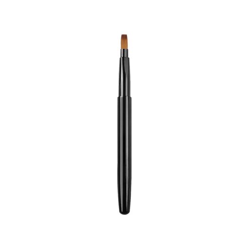 Retractable Lip Brush Portable for Lipstick Lip Gloss Professional Makeup Brush Tool ( Black )