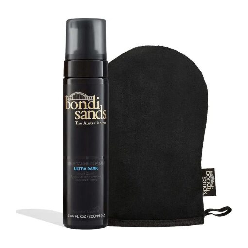 Self Tanning Foam + Application Mitt | Includes Lightweight Sunless Foam + Reusable Mitt for a Flawless Finish