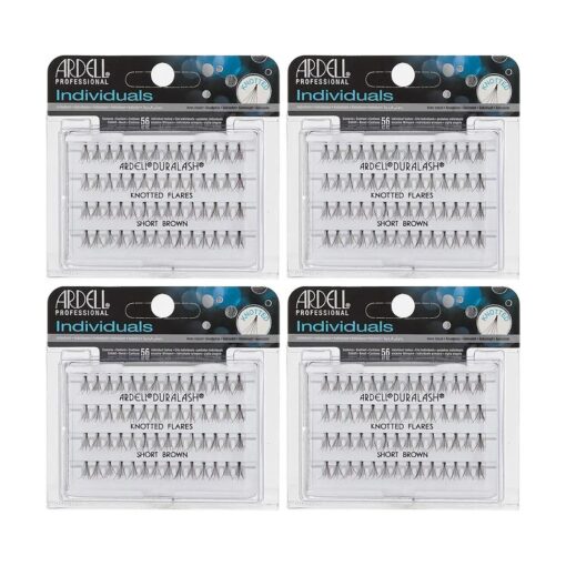 Ardell False Eyelashes Short Brown 4 Pack